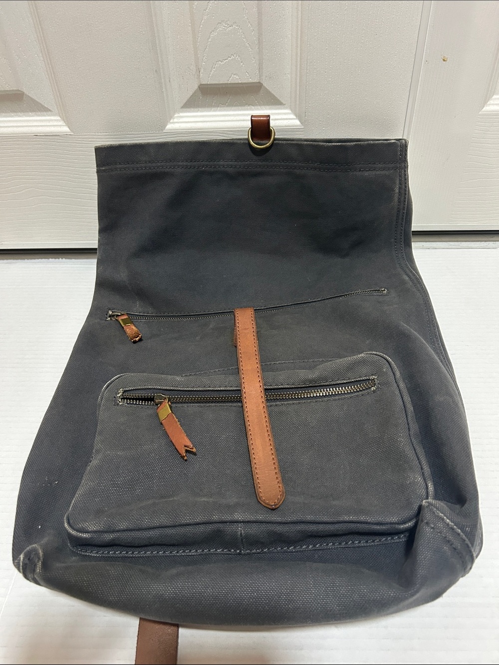 Madewell Canvas Foldover Backpack - Picture 4 of 12